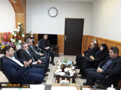 دیدار مدیران عالی دانشگاه فرهنگیان و اداره کل نوسازی، توسعه و تجهیز مدارس استان آذربایجان غربی