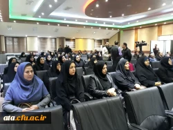 حضور سرپرست امور پردیس های استان، سرپرست پردیس علامه طباطبایی ارومیه و کارکنان و اساتید دانشگاه فرهنگیان آذربایجان غربی در همایش بررسی و تبیین نقش دانشگاهیان در تحولات سیاسی از منظر اندیشه امام خمینی (ره)  2