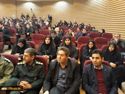 حضور دکتر محمودلو سرپرست امور پردیس های استان، دکتر پایز سرپرست پردیس علامه طباطبایی ارومیه و اساتید و مسئولان دانشگاه فرهنگیان استان آذربایجان غربی در مراسم گرامیداشت دهه فجر در دانشگاه ارومیه
