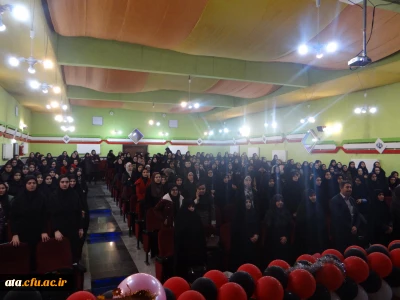 برگزاری مراسم ولادت حضرت فاطمه الزهراء (س) و روز گرامیداشت مقام زن در پردیس علامه طباطبایی با حضور دکتر محمودلو سرپرست امور پردیس های استان و دکتر پایز سرپرست پردیس علامه طباطبایی ارومیه