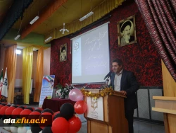 برگزاری مراسم ولادت حضرت فاطمه الزهراء (س) و روز گرامیداشت مقام زن در پردیس علامه طباطبایی با حضور دکتر محمودلو سرپرست امور پردیس های استان و دکتر پایز سرپرست پردیس علامه طباطبایی ارومیه 2