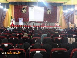 برگزاری مراسم ولادت حضرت فاطمه الزهراء (س) و روز گرامیداشت مقام زن در پردیس علامه طباطبایی با حضور دکتر محمودلو سرپرست امور پردیس های استان و دکتر پایز سرپرست پردیس علامه طباطبایی ارومیه 2