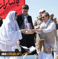 ازدواج دانشجویی در کنار بهشت آبی اروند زیر سایه پرچم آقا امام رضا (ع) 2