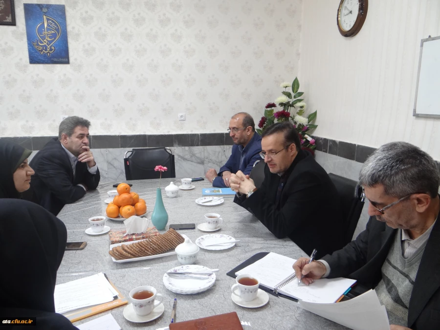 بازدید دکتر دلقندی مشاور اجرایی معاونت طرح و برنامه و توسعه مدیریت و دکتر نصرآبادی مدیر کل امور حقوقی سازمان مرکزی دانشگاه فرهنگیان از پردیس علامه طباطبایی ارومیه 2