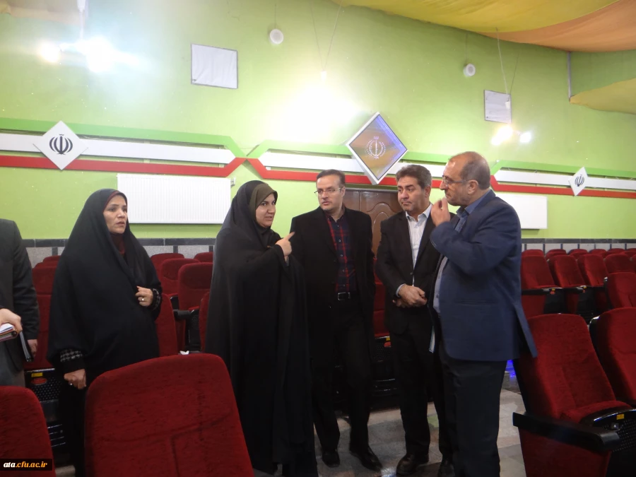 بازدید دکتر دلقندی مشاور اجرایی معاونت طرح و برنامه و توسعه مدیریت و دکتر نصرآبادی مدیر کل امور حقوقی سازمان مرکزی دانشگاه فرهنگیان از پردیس علامه طباطبایی ارومیه 5