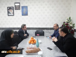 بازدید دکتر دلقندی مشاور اجرایی معاونت طرح و برنامه و توسعه مدیریت و دکتر نصرآبادی مدیر کل امور حقوقی سازمان مرکزی دانشگاه فرهنگیان از پردیس علامه طباطبایی ارومیه 3