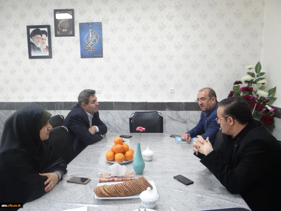 بازدید دکتر دلقندی مشاور اجرایی معاونت طرح و برنامه و توسعه مدیریت و دکتر نصرآبادی مدیر کل امور حقوقی سازمان مرکزی دانشگاه فرهنگیان از پردیس علامه طباطبایی ارومیه 3