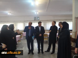 بازدید دکتر دلقندی مشاور اجرایی معاونت طرح و برنامه و توسعه مدیریت و دکتر نصرآبادی مدیر کل امور حقوقی سازمان مرکزی دانشگاه فرهنگیان از پردیس علامه طباطبایی ارومیه 6