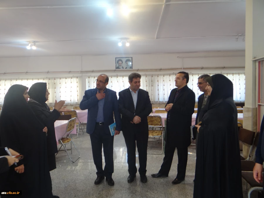 بازدید دکتر دلقندی مشاور اجرایی معاونت طرح و برنامه و توسعه مدیریت و دکتر نصرآبادی مدیر کل امور حقوقی سازمان مرکزی دانشگاه فرهنگیان از پردیس علامه طباطبایی ارومیه 6