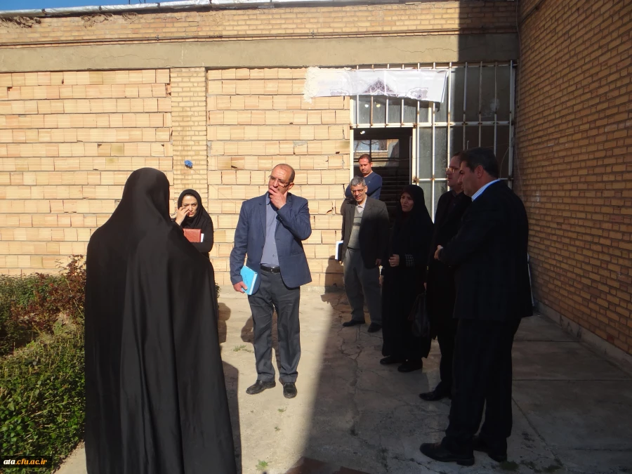 بازدید دکتر دلقندی مشاور اجرایی معاونت طرح و برنامه و توسعه مدیریت و دکتر نصرآبادی مدیر کل امور حقوقی سازمان مرکزی دانشگاه فرهنگیان از پردیس علامه طباطبایی ارومیه 9