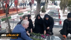 به مناسبت روز شهدا
تجدید عهد و پیمان مدیریت، اساتید و کارکنان دانشگاه فرهنگیان استان با شهدا 2