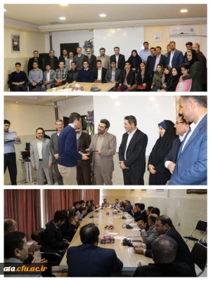 تجلیل دکتر بهادری نماینده محترم مردم شریف ارومیه در مجلس شورای اسلامی از نفرات برتر کنکور سراسری سال 97 با حضور دکتر محمودلو سرپرست امور پردیس های استان آذربایجان غربی و دکتر پایز سرپرست پردیس علامه طباطبایی ارومیه