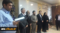 تجلیل دکتر بهادری نماینده محترم مردم شریف ارومیه در مجلس شورای اسلامی از نفرات برتر کنکور سراسری سال 97 با حضور دکتر محمودلو سرپرست امور پردیس های استان آذربایجان غربی و دکتر پایز سرپرست پردیس علامه طباطبایی ارومیه 3