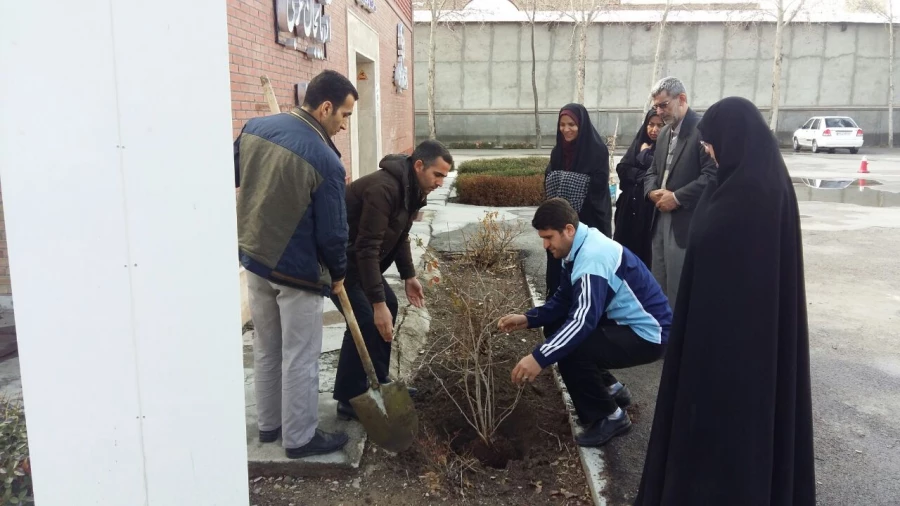 استقبال از بهار با غرس نهال در محوطه پردیس علامه طباطبایی ارومیه 4