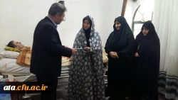 دیدار و تکریم جانباز فرهنگی معزز بهمن آهنگری به مناسبت ولادت با سعادت حضرت ابوالفضال العباس (ع) و روز جانباز 2