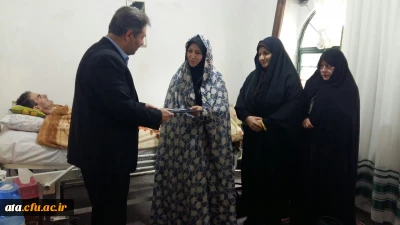 تکریم وتجلیل خانواده معززجانباز گرانقدر  جناب آقای بهمن آهنگری به مناسبت ولادت با سعادت حضرت ابوالفضل العباس (ع) و روز جانباز