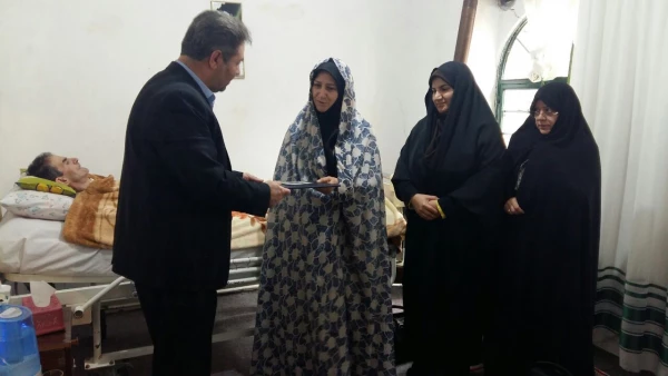 دیدار و تکریم جانباز فرهنگی معزز بهمن آهنگری به مناسبت ولادت با سعادت حضرت ابوالفضال العباس (ع) و روز جانباز 2