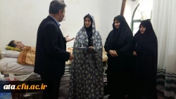 دیدار و تکریم جانباز فرهنگی معزز بهمن آهنگری به مناسبت ولادت با سعادت حضرت ابوالفضال العباس (ع) و روز جانباز 2