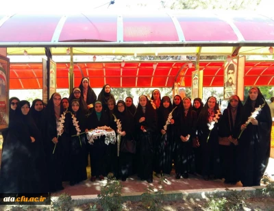 غبارروبی و گل افشانی مزار شهدای معظم هشت سال دفاع مقدس و شهدای معزز مدافعین حرم توسط دانشجومعلمان پردیس علامه طباطبایی آذربایجان غربی