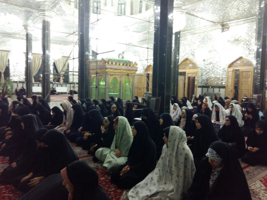 ضیافت افطاری مسئولین دانشگاه فرهنگیان آذربایجان غربی و دانشجومعلمان پردیس علامه طباطبایی ارومیه به مناسبت میلاد امام حسن مجتبی (ع) و روز اکرام در امامزاده غریب حسن ارومیه 2