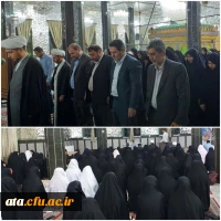 ضیافت افطاری مسئولین دانشگاه فرهنگیان آذربایجان غربی و دانشجومعلمان پردیس علامه طباطبایی ارومیه به مناسبت میلاد امام حسن مجتبی (ع) و روز اکرام در امامزاده غریب حسن ارومیه 2