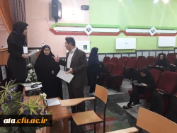 بازدید دکتر محمودلو و هیئت همراه از روند برگزاری امتحانات نیمسال دوم سالتحصیلی 98-97 در پردیس علامه طباطبائی آذربایجان غربی 6