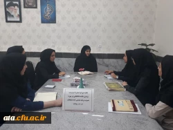 برگزاری جلسه ی شورای صنفی با حضور دکتر پایز سرپرست پردیس علامه طباطبایی آذربایجان غربی 2
