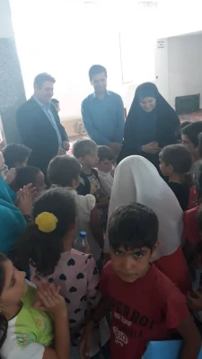 حضور دکتر محمودلو مدیر امور پردیس های استان و دکتر پایز سرپرست پردیس علامه طباطبایی ارومیه در جمع دانشجومعلمان اردوی جهادی بسیج دانشجویی 3