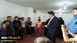 حضور دکتر محمودلو مدیر امور پردیس های استان و دکتر پایز سرپرست پردیس علامه طباطبایی ارومیه در جمع دانشجومعلمان اردوی جهادی بسیج دانشجویی 10