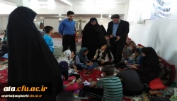 حضور دکتر محمودلو مدیر امور پردیس های استان و دکتر پایز سرپرست پردیس علامه طباطبایی ارومیه در جمع دانشجومعلمان اردوی جهادی بسیج دانشجویی 13