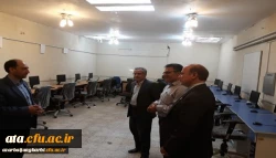 جناب آقای مهندس رضایی سرپرست مرکز هوشمند سازی دانشگاه فرهنگیان کشور و هیات همراه از پردیس ها و مراکز استان بازدید کردند 2