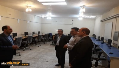 جناب آقای مهندس رضایی سرپرست مرکز هوشمند سازی دانشگاه فرهنگیان کشور و هیات همراه از پردیس ها و مراکز استان بازدید کردند