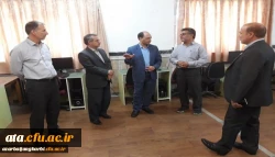 جناب آقای مهندس رضایی سرپرست مرکز هوشمند سازی دانشگاه فرهنگیان کشور و هیات همراه از پردیس ها و مراکز استان بازدید کردند 5