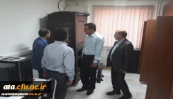 جناب آقای مهندس رضایی سرپرست مرکز هوشمند سازی دانشگاه فرهنگیان کشور و هیات همراه از پردیس ها و مراکز استان بازدید کردند 8