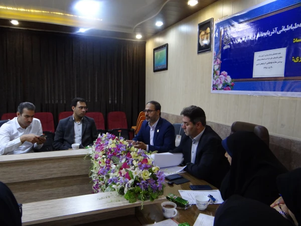 جلسه ی هماهنگی عوامل اجرایی آزمون مرکز سنجش شایستگی های حرفه ای با حضور جناب آقای دکتر میریونسی ناظر سازمان مرکزی دانشگاه فرهنگیان در پردیس علامه طباطبایی ارومیه برگزار شد 3