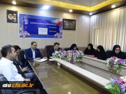 جلسه ی هماهنگی عوامل اجرایی آزمون مرکز سنجش شایستگی های حرفه ای با حضور جناب آقای دکتر میریونسی ناظر سازمان مرکزی دانشگاه فرهنگیان در پردیس علامه طباطبایی ارومیه برگزار شد 6