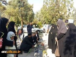 شرکت پرشور کارکنان پردیس علامه طباطبایی ارومیه در مراسم تجدید میثاق با آرمان های والای شهدا و امام راحل با عنوان میهمانی لاله ها 3