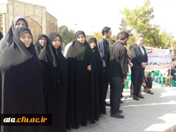 شرکت پرشور کارکنان پردیس علامه طباطبایی ارومیه در مراسم تجدید میثاق با آرمان های والای شهدا و امام راحل با عنوان میهمانی لاله ها 4