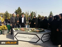 شرکت پرشور کارکنان پردیس علامه طباطبایی ارومیه در مراسم تجدید میثاق با آرمان های والای شهدا و امام راحل با عنوان میهمانی لاله ها 5