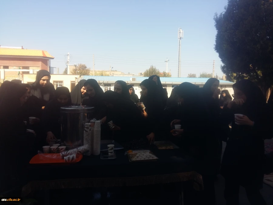 برگزاری مراسم عزاداری سرور و سالار شهیدان حضرت اباعبدالله الحسین (ع) در پردیس علامه طباطبایی ارومیه 2