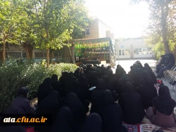 برگزاری مراسم عزاداری سرور و سالار شهیدان حضرت اباعبدالله الحسین (ع) در پردیس علامه طباطبایی ارومیه 2