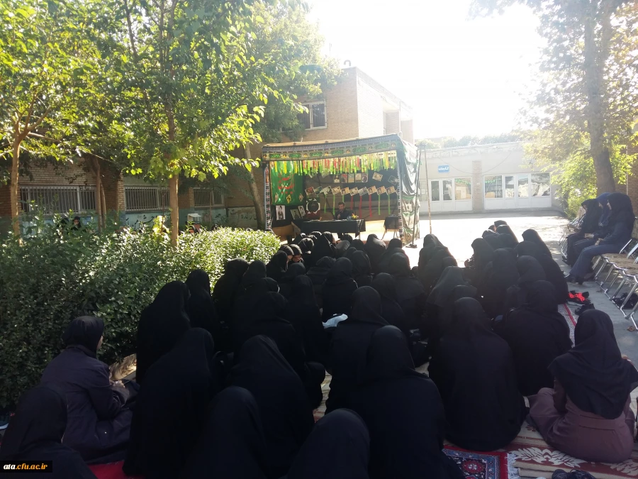 برگزاری مراسم عزاداری سرور و سالار شهیدان حضرت اباعبدالله الحسین (ع) در پردیس علامه طباطبایی ارومیه 2