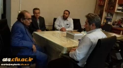 دکتر علی محمودلو سرپرست دانشگاه فرهنگیان استان آذربایجان غربی با دکتر عقلمند پژوهشگر و محقق تاریخ معاصر آذربایجان دیدار و گفتگو کرد 3