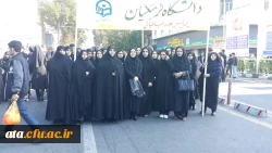 شرکت گسترده اساتید، کارکنان و دانشجویان دانشگاه فرهنگیان استان آذربایجان غربی در راهپیمایی یوم الله 13 آبان 2