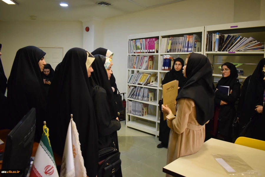 بازدید دانشجومعلمان پردیس علامه طباطبایی آذربایجان غربی از کتابخانه مرکزی ارومیه  3