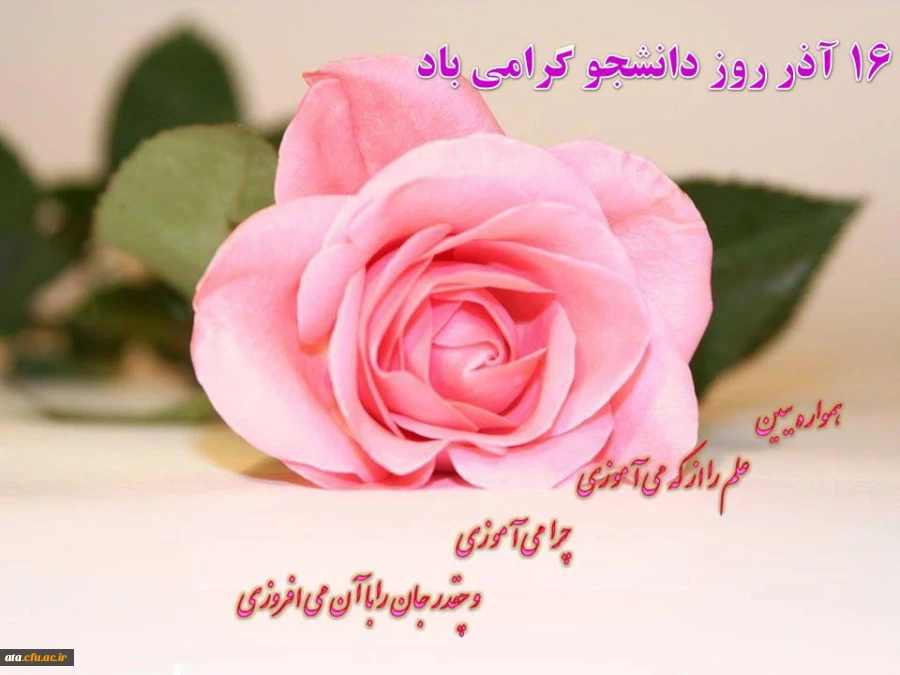 پیام دکتر پایز سرپرست پردیس علامه طباطباییی ارومیه به مناسبت روز دانشجو 2