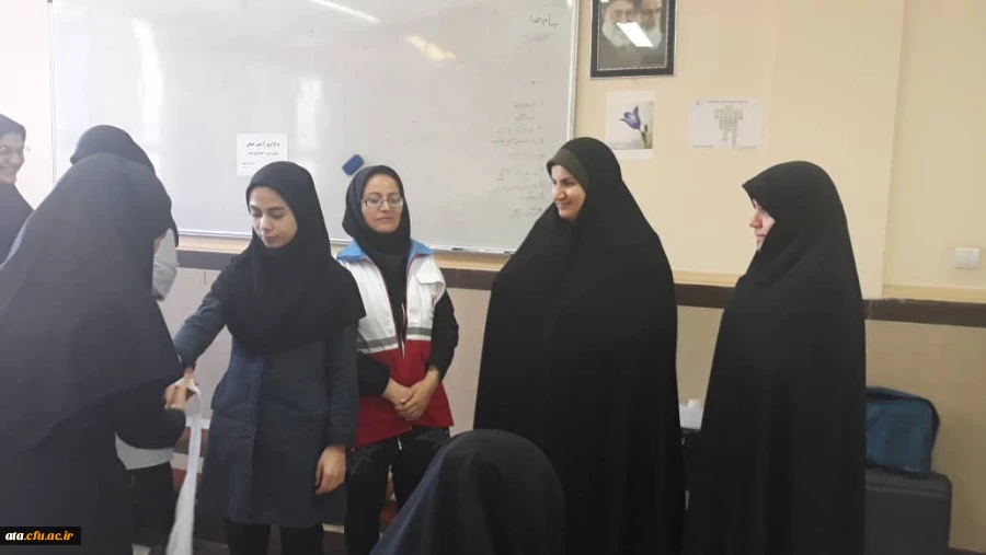 بازدید سرپرست پردیس علامه طباطبایی ارومیه از روند اجرایی آزمون عملی کلاس فرهنگی امداد و نجات هلال احمر 2