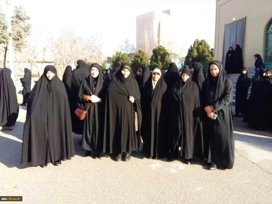 حضور پر شور مسئولین، اساتید و کارکنان پردیس علامه طباطبایی ارومیه در مراسم بزرگداشت روز 9 دی 2