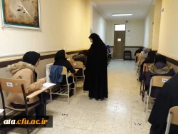 بازدید دکتر پایز از روند برگزاری امتحانات نیمسال اول 99-98 در پردیس علامه طباطبائی آذربایجان غربی 2