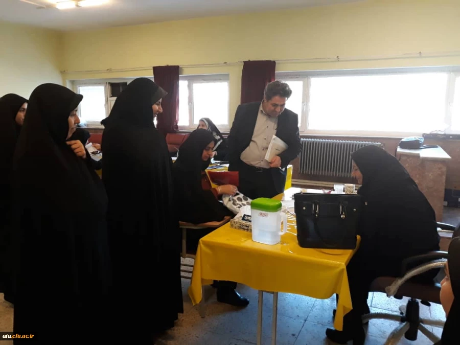 بازدید دکتر محمودلو مدیر امور پردیس های استان و دکتر پایز سرپرست پردیس علامه طباطبایی ارومیه از روند مصاحبه پذیرفته شدگان آزمون استخدام پیمانی وزارت آموزش و پرورش در سال 1398 4